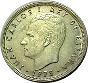 5 Pesetas - Juan Carlos I FIFA World Cup error obverse image