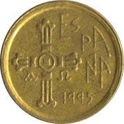 5 Pesetas Asturias obverse image