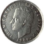 10 Pesetas - Juan Carlos I Type 1 denomination obverse image