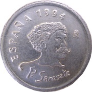 10 Pesetas Pablo de Sarasate obverse image