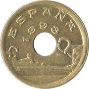 25 Pesetas Basque Country obverse image