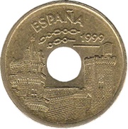 25 Pesetas Navarre obverse image