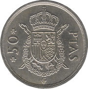 50 Pesetas - Juan Carlos I, Spain, 1975-1980 reverse image