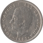 50 Pesetas - Juan Carlos I with mintmark obverse image
