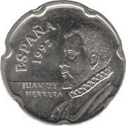 50 Pesetas Juan de Herrera obverse image
