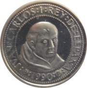 100 Pesetas Junipero Serra obverse image