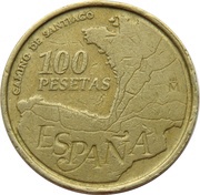 100 Pesetas Way of St. James obverse image