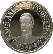 500 Pesetas - Juan Carlos I Maya sculpture obverse image
