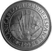 1000 Pesetas General Archive of the Indies obverse image