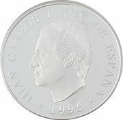 1000 Pesetas - Juan Carlos I Atlanta '96 obverse image