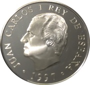 1000 Pesetas - Juan Carlos I Antonio Canovas obverse image