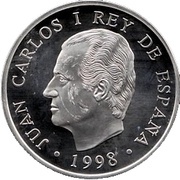 1000 Pesetas - Juan Carlos I France FIFA World Cup obverse image