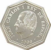 1500 Pesetas - Juan Carlos I printing obverse image