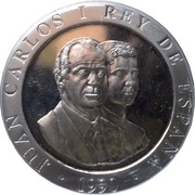 2000 Pesetas - Juan Carlos I Barcelona'92 logo obverse image