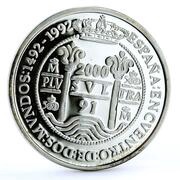 2000 Pesetas Columnario reverse image
