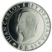 2000 Pesetas - Juan Carlos I German jacobean pilgrims obverse image