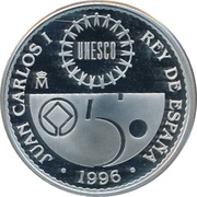 2000 Pesetas Taj Mahal obverse image