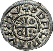 Denar - Ulrich, Bohemia, 1012-1034 reverse image