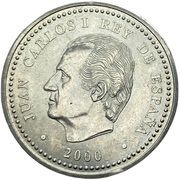 2000 Pesetas - Juan Carlos I Charles V obverse image
