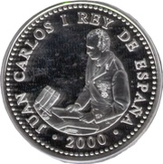 2000 Pesetas - Juan Carlos I Proclamation obverse image