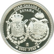 2000 Pesetas Charles V,Dos Sicilias obverse image