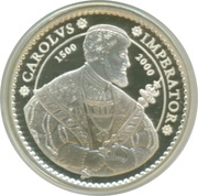 2000 Pesetas Charles V,Reinhard, Spain, 2000 reverse image