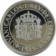 5000 Pesetas Discovery of America obverse image