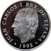 5000 Pesetas - Juan Carlos I Spanish ibex obverse image