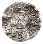 Denar - Ulrich, Bohemia, 1012-1034 reverse image