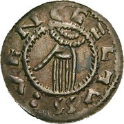 Denar - Ulrich, Bohemia, 1012-1034 reverse image