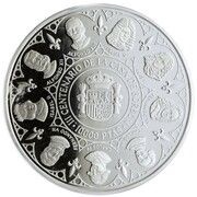 10 000 Pesetas - Juan Carlos I The King and the Queen, Spain, 1997 reverse image