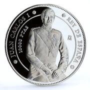 10 000 Pesetas - Juan Carlos I Charles V obverse image
