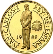 40 000 Pesetas - Juan Carlos I Sea monster obverse image
