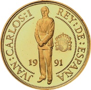 40 000 Pesetas - Juan Carlos I Imperial double eagle obverse image