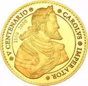 40 000 Pesetas Charles V, Spain, 2000 reverse image