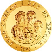 80 000 Pesetas - Juan Carlos I The Puppet obverse image