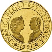 80 000 Pesetas - Juan Carlos I Charles III obverse image