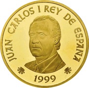 80 000 Pesetas - Juan Carlos I Holy Jacobean Year obverse image