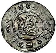 Denar - Ulrich, Bohemia, 1012-1034 reverse image