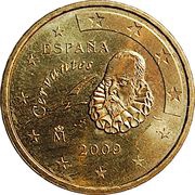 10 Euro Cents 1st type; 2nd map obverse image