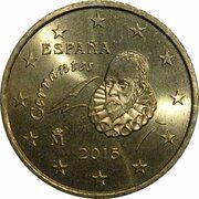10 Euro Cents 2nd type; 2nd map obverse image