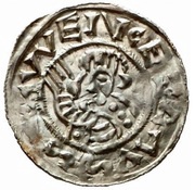 Denar - Ulrich, Bohemia, 1012-1034 reverse image