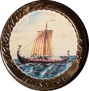 1½ Euro Scandinavian Drakkar obverse image