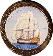 1½ Euro Spanish Ship obverse image