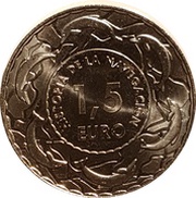 1½ Euro Spanish Ship, Spain, 2018 reverse image