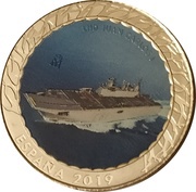 1½ Euro Amphibious Aircraft Carrier Juan Carlos I obverse image