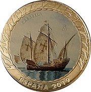 1½ Euro Caravel obverse image