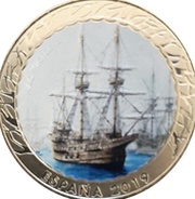 1½ Euro Nao Victoria obverse image