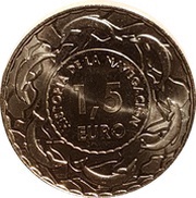 1½ Euro Spanish Galleon 17th century, Spain, 2019 reverse image
