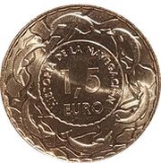 1½ Euro Spanish Galley 17th century, Spain, 2019 reverse image